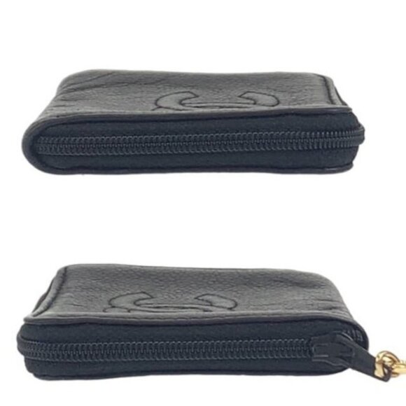 Authentic CHANEL CC Vintage Caviar Timeless Coin Purse Pouch Key Chain Charm Bag - Picture 10 of 11